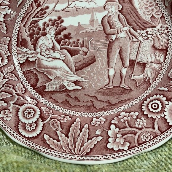 Spode Georgian Series Collection ‘WOODMAN’ Plate - Picture 5 of 9
